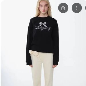 Sandy Liang Chrome Sweatshirt Size S